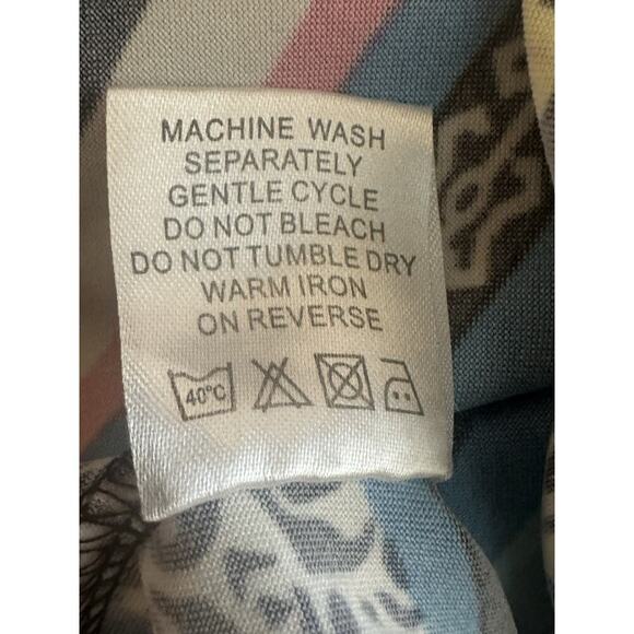 Magic Boho Maxi Dress Halter Beachy Hippie Blues Greens Yellows Beadsd DD03 - Picture 14 of 15